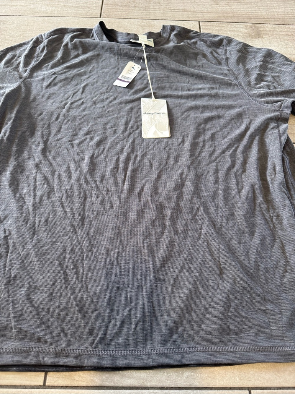 NWT Tommy Bahama IslandZone Reversible SS Tee Men's SZ XXL Gray
